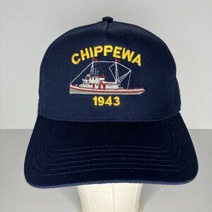 Chippewa 1943 WWII Navy Tug Blue Adjustable Hat